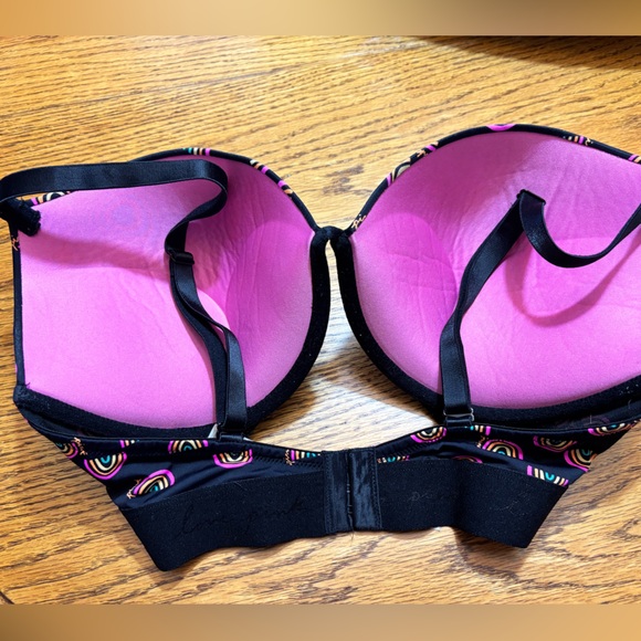 Victoria Secret PINK WEAR EVERYWHERE SUPER PUSH-UP BRA SIZE 36DD - Picture 2 of 6